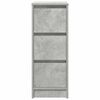 vidaXL Sideboard Concrete Grey 29.5x34x76 cm Engineered Wood