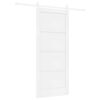 vidaXL Sliding Door 86 x 198.5 cm Engineered Wood White