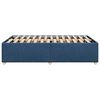 vidaXL Bed Frame without Mattress Blue 120x190 cm Small Double Fabric