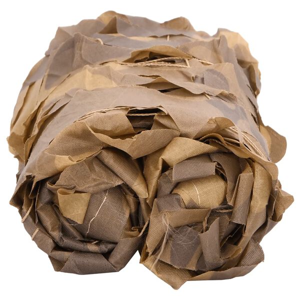 vidaXL Camouflage Net with Storage Bag 833x609 cm Sand