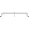 vidaXL Bed Frame without Mattress Foldable White 75x190 cm Steel
