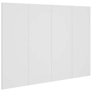 vidaXL Bed Headboard White 120x1,5x80 cm Engineered Wood
