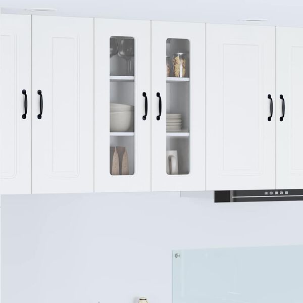 vidaXL Kitchen Cabinet Kalmar White 60 x 31 x 80 cm Engineered Wood