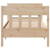 vidaXL Bed Frame without Mattress 90x190 cm Single Solid Wood Pine