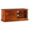 vidaXL TV Cabinet Solid Acacia Wood 90x30x40 cm