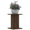 vidaXL Plant Stands 2 pcs Brown Oak 30x30x40 cm Engineered Wood