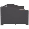 vidaXL 3-Seater Day Bed without Mattress Grey Solid Pinewood 90x200cm