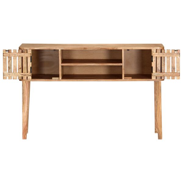 vidaXL Console Table 120x35x76 cm Solid Acacia Wood