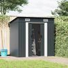vidaXL Garden Shed Anthracite Steel