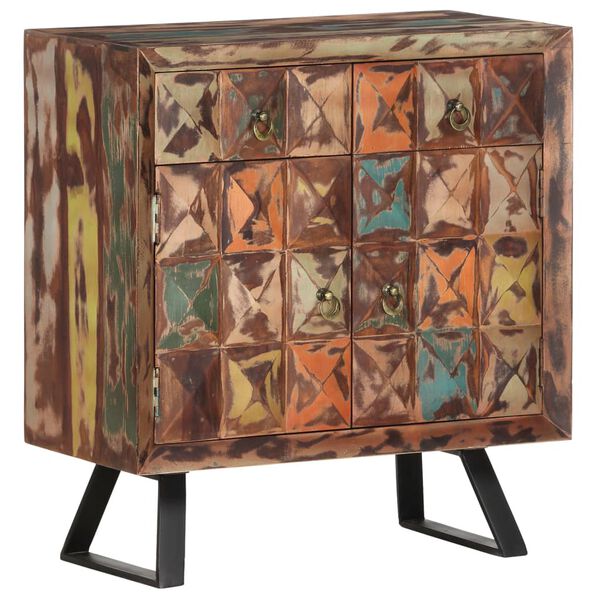 vidaXL Side Cabinet 70x35x75 cm Solid Reclaimed Wood