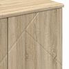 vidaXL Bathroom Cabinet with Storage Sonoma Oak 61 x 35 x 64 cm