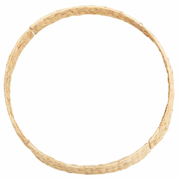 vidaXL Christmas Tree Collar Brown 105 x 105 x 28 cm Water hyacinth