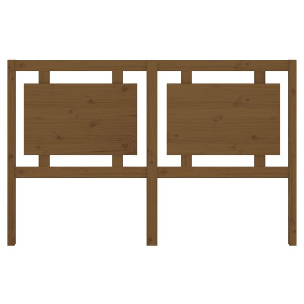 vidaXL Bed Headboard Honey Brown 155.5x4x100 cm Solid Pine Wood