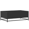 vidaXL Coffee Table Black 90x57x35 cm Engineered Wood and Metal