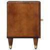 vidaXL Bedside Cabinet with Door 2 pcs Honey Brown 40 x 33 x 46 cm
