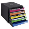 Exacompta Big-Box Plus Desktop Drawer Set Harlequin with 5 Drawers