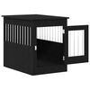 vidaXL Dog Crate Furniture Black Oak 55x80x68 cm Engineered Wood