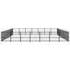 vidaXL Outdoor Dog Kennel Steel 59.28 m&sup2;