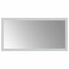 vidaXL LED Bathroom Mirror Transparent 40 x 20 cm Tempered Glass