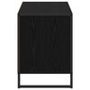 vidaXL TV Cabinet Black Oak 100 x 36 x 49.5 cm Engineered Wood