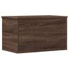 vidaXL Storage Box Brown Oak 60x35x35 cm Engineered Wood