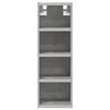 vidaXL Hanging Cabinet Riga Concrete Grey 20x29.5x60 cm Engineered Wood