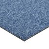vidaXL Carpet Floor Tiles 20 pcs 5 m² 50x50 cm Blue