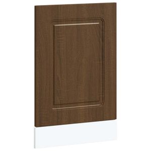 vidaXL Dishwasher Panel&nbsp;Kalmar&nbsp;Brown Oak 45x1.5x57 cm Engineered Wood