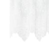vidaXL Lace Curtain with Curtains Floral White 200 x 500 cm Polyester