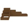 vidaXL Garden Planter 4-Tier 106x104.5x36 cm Honey Brown Solid Wood Pine
