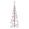 vidaXL LED Christmas Tree with Baubles 100 LEDs Warm White 150 cm