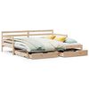 vidaXL Daybed with Trundle and Drawers without Mattress 90x190 cm Single