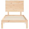 vidaXL Bed Frame without Mattress Small Single Solid Wood Pine
