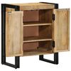 vidaXL Shoe Cabinet with Shelf Brown 56 x 35 x 70 cm Solid Mango wood