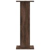 vidaXL Speaker Stands 2 pcs Brown Oak 30x30x80 cm Engineered Wood