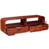 vidaXL TV Cabinet Solid Acacia Wood 116x30x40 cm