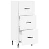 vidaXL Sideboard White 34.5x34x90 cm Engineered Wood