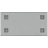 vidaXL Wall-mounted Magnetic Board White 60x30 cm Tempered Glass