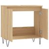 vidaXL Bathroom Cabinet Sonoma Oak 58x33x60 cm Engineered Wood