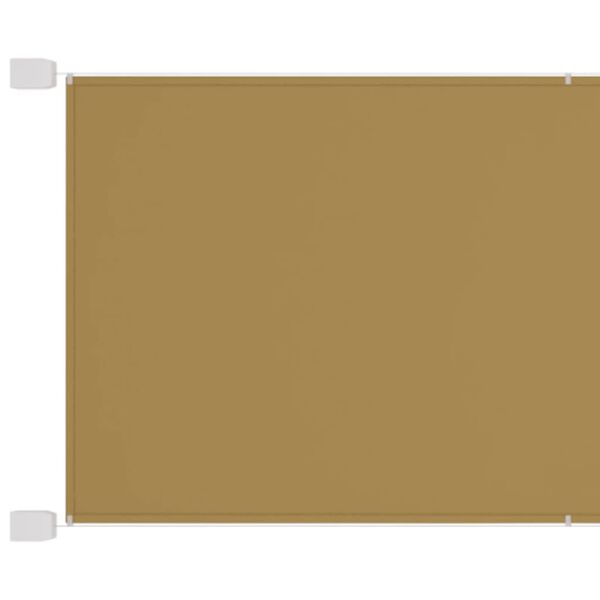 vidaXL Vertical Awning Beige 140x270 cm Oxford Fabric