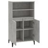 vidaXL Highboard Concrete Grey 60x36x110 cm Engineered Wood