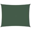 vidaXL Sunshade Sail Oxford Fabric Rectangular 2x3.5 m Dark Green