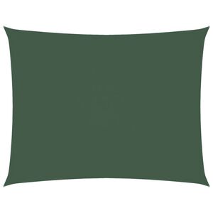 vidaXL Sunshade Sail Oxford Fabric Rectangular 2x3.5 m Dark Green