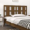 vidaXL Bed Headboard Honey Brown 125.5x4x100 cm Solid Wood Pine
