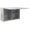 vidaXL Bathroom Wall Cabinet Concrete Grey 60x25x40 cm Engineered Wood