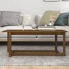 vidaXL Coffee Table Honey Brown 110x55x45 cm Solid Wood Pine