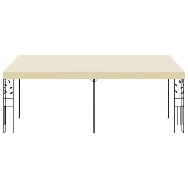 vidaXL Wall-mounted Gazebo 6x3x2.5 m Cream