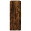vidaXL Wall Mounted Cabinet Smoked Oak 69.5x34x90 cm