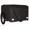 vidaXL Bike Trailer Black and Grey 45 kg Iron