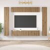 vidaXL TV Cabinet Set Wall-mounted 10 pcs Artisan Oak Engineered Wood